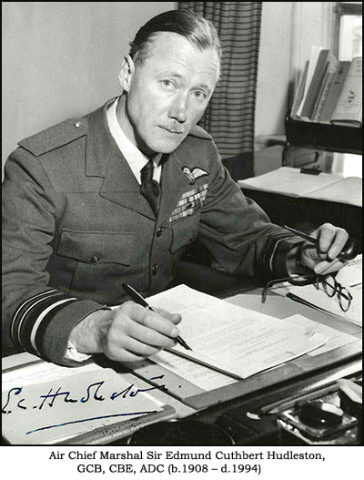 Air Chief Marshal Sir Edmund Cuthbert Hudleston